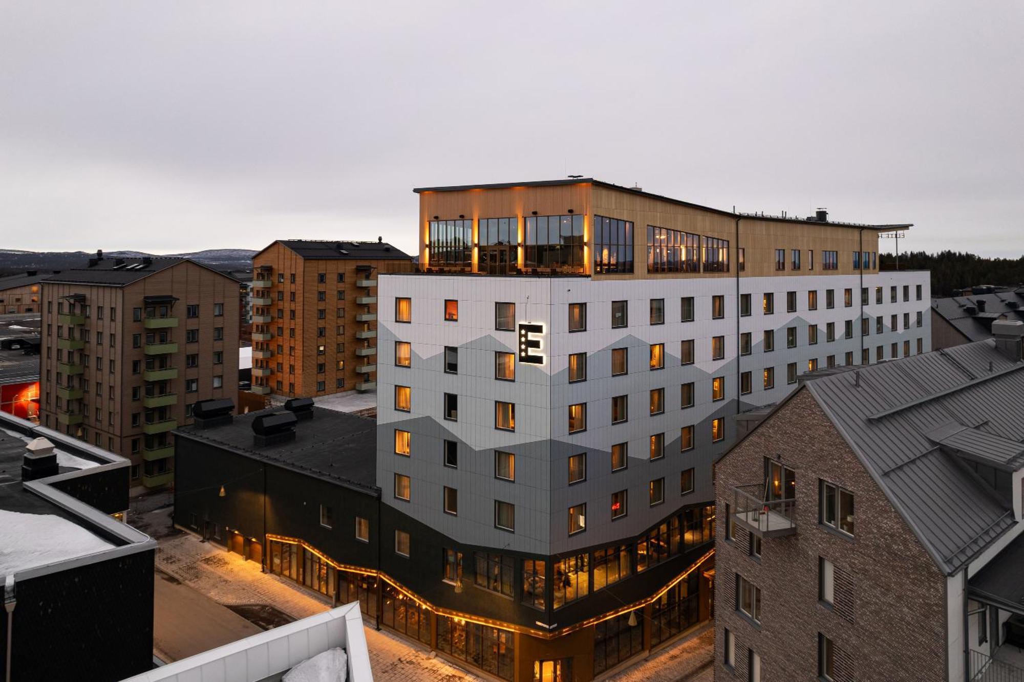 Elite Hotel Frost - Hotel & Spa Kiruna Exterior foto